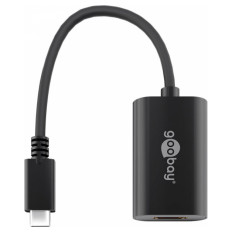 GOOBAY USB-C (M) na HDMI (Ž) 4k 60 Hz 0,2 m črn adapter