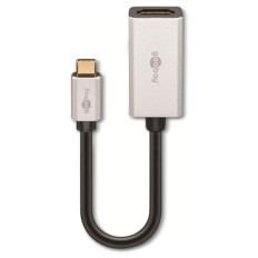 GOOBAY USB-C (M) na HDMI (Ž) 4k 120 Hz 0,15 m siv adapter