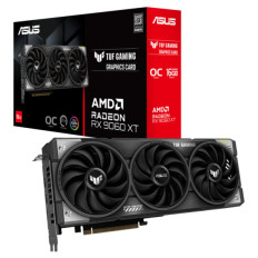 Grafična kartica AMD RX9060 XT Asus TUF Gaming - 16GB GDDR6  | 1xHDMI 2.1b 2xDisplayport 2.1a (TUF-RX9060XT-O16G-GAMING)
