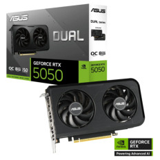 Grafična kartica ASUS Dual GeForce RTX 5050 OC, 8GB GDDR6, PCI-E 5.0 DUAL-RTX5050-O8G