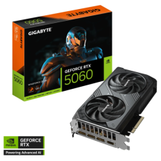Grafična kartica GIGABYTE GeForce RTX 5060 Windforce OC 8G, 8GB GDDR7, PCI-E 5.0