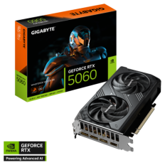 Grafična kartica GIGABYTE GeForce RTX 5060 Windforce MAX OC 8G, 8GB GDDR7, PCI-E 5.0