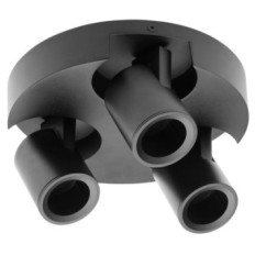 GTV reflektorska svetilka BLINK 3xGU10 220V, črna