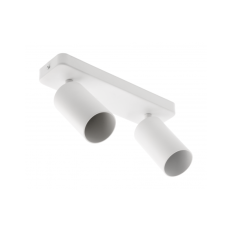 GTV Stropna svetilka SANTO BIS, GU10, max. 2×20 W, IP20, dvojna, bela