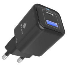 IcyBox IB-PS1020-PD 20W polnilnik USB-A in USB-C