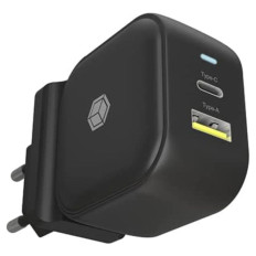 IcyBox IB-PS106-PD 38W dvojni QC 3.0 USB polnilnik s PowerDelivery