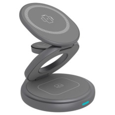 IcyBox IB-SH101-CH 3v1 brezžični magnetni polnilnik za telefone in ure