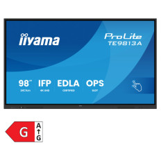 IIYAMA ProLite TE9813A-B1AG 248,92 cm (98") UHD IPS DP/HDMI/USB-C na dotik informacijski / interaktivni monitor