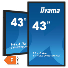 IIYAMA ProLite TF4339AS-B1AG 108cm (42,5") 4K IPS 24/7 DP/HDMI zvočniki na dotik interaktivni monitor