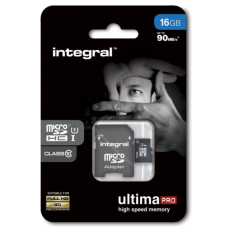 INTEGRAL 16GB MICRO SDHC class10 90MB/s SPOMINSKA KARTICA+ SD ADAPTER