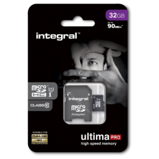 INTEGRAL 32GB MICRO SDHC class10 90MB/s SPOMINSKA KARTICA+ SD ADAPTER