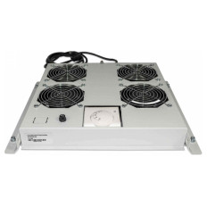 INTELLINET 19'' 4 ventilatorji termostat stropna siva hladilna enota