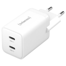 Intenso 40W GaN napajalnik s priključkom 2xUSB-C W40CC