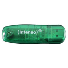 Intenso 8GB Rainbow Line USB 2.0 spominski ključek - Zelen