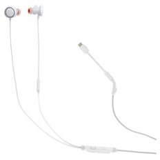 JBL Quantum 50C In-ear žične USB-C gaming slušalke, bele