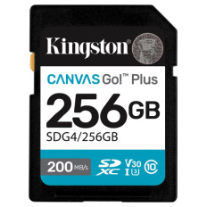 KINGSTON Canvas Go! Plus SD 256GB Class 10 UHS-I U3 V30 SDG4/256GB spominska kartica