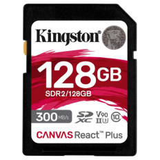 KINGSTON Canvas React Plus SD 128GB Class10 UHS-II SDR2/128GB spominska kartica