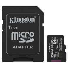 KINGSTON Canvas Select Plus microSD 128GB Class10 UHS-I SD adapter SDCS3/128GB spominska kartica