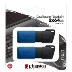 KINGSTON DataTraveler Exodia M 64GB USB 3.2 Gen1 DTXM/64GB-2P dvojno pakiranje USB ključ