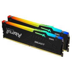 KINGSTON Fury Beast 32GB (2x16GB) 6800MT/s DDR5 CL34 EXPO KF568C34BBEAK2-32 RGB ram pomnilnik