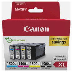 KOMPLET CANON PGI-1500 MULTI CYAN, MAGENTA, RUMENA, ČRNA MAXIFY MB2050