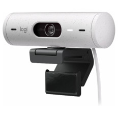LOGITECH BRIO 500 FHD 1080p LAN bela spletna kamera