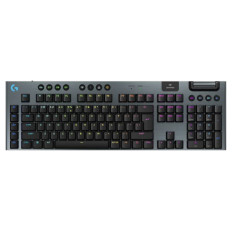 LOGITECH G915 X LIGHTSPEED GL Clicky brezžična RGB mehanska gaming US Slo g. črna tipkovnica
