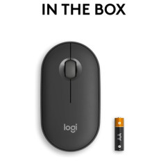 Logitech Miška Pebble 2 M350S Wireless, grafitna