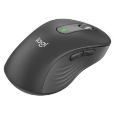 Logitech miška Signature M650, velikost L, Bluetooth, grafitna za levičarje