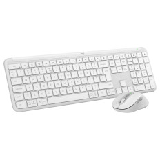 LOGITECH Signature Slim Combo MK950 bela slo tisk brezžična tipkovnica + miška