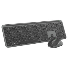 LOGITECH Signature Slim Combo MK950 črna slo tisk brezžična tipkovnica + miška