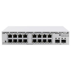 MIKROTIK CSS318-16G-2S+IN 16-port RJ45 2x 10G SFP+ L2 Smart mrežno stikalo switch
