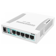 MIKROTIK RB260GS (CSS106-5G-1S) 5-port 5x Gigabit PoE RJ45 1x SFP+ smart mrežno stikalo switch