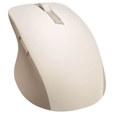 Miška ASUS SmartO Mouse MD200 Silent Plus, brezžična, Bluetooth® 5.0, RF 2.4GHz, Oat Milk