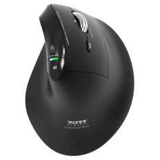 Miška PORT ergonomska Ergo auditor črna