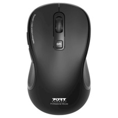 Miška PORT Essentiel WL+BT, USB- C, polnilna 