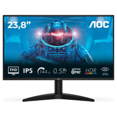 Monitor AOC 60,5 cm (23,8") 24B36X 1920x1080 144Hz IPS 0,5ms HDMI DisplayPort  3H DCI-P3-95,8% AdaptiveSync HDR10 BasicLine