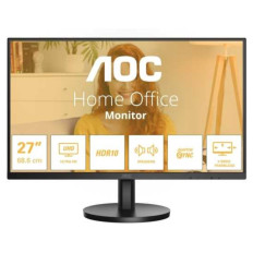 Monitor AOC 68,6 cm (27,0") U27B3A 3840x2160 IPS 4ms 2xHDMI DisplayPort Zvočniki  3H AdaptiveSync HDR10 BasicLine