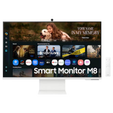 Monitor Samsung 32 M80F Smart M8, VA, 3840x2160, HDMI, USB-C, Wi-Fi, BT, kamera