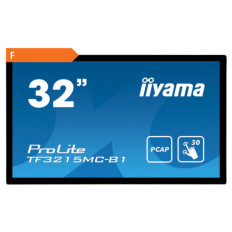 Monitor touch Iiyama 80 cm (31,5") TF3215MC-B1 1920x1080 A-MVA 8ms VGA HDMI USB  7H ProLite kapacitivni (podira latex rokavice, kapacitivni stylus)