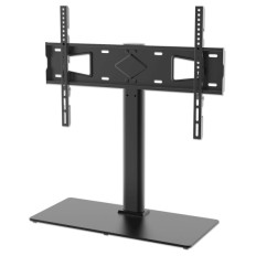 Namizni TV nosilec 32''-65'' MANHATTAN 45kg, po višini nastavljiv, črne barve