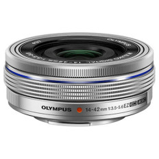 Objektiv Olympus 14-42mm 1:3.5-5. EZ pancake zoom srebrn