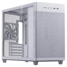 Ohišje Asus Prime AP201 - Seklena stranica miniATX - bela