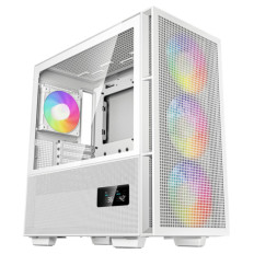 Ohišje Deepcool CH560 Digital MidiATX - bela RGB