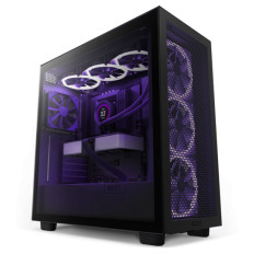 Ohišje NZXT H7 Flow MidiATX - črna
