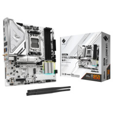 Osnovna plošča AM5 Asrock Steel Legend WiFi microATX 1xHDMI 1.4 1xDisplayPort