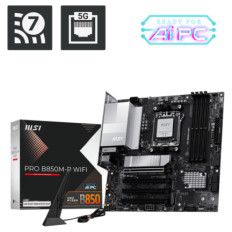 Osnovna plošča AM5 MSI PRO B850M-P WIFI microATX HDMI DisplayPort