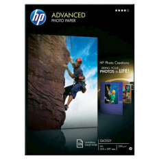 PAPIR HP ADVANCED GLOSSY PHOTO ZA DJ, A4, 25 LISTOV, 250g