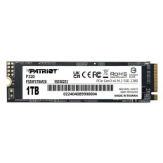 Patriot P320 1TB M.2 NVMe SSD PCIe Gen 3 x4