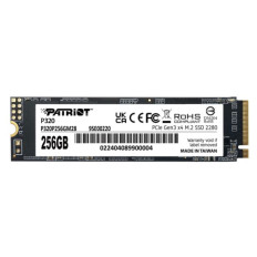 Patriot P320 256GB M.2 NVMe SSD PCIe Gen 3 x4